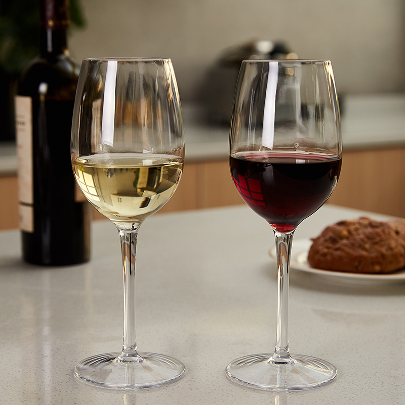 Wine Or Beer - MICHLEY 2/4/6PCS Unzerbrechliche Kunststoff Rotwein Gläser