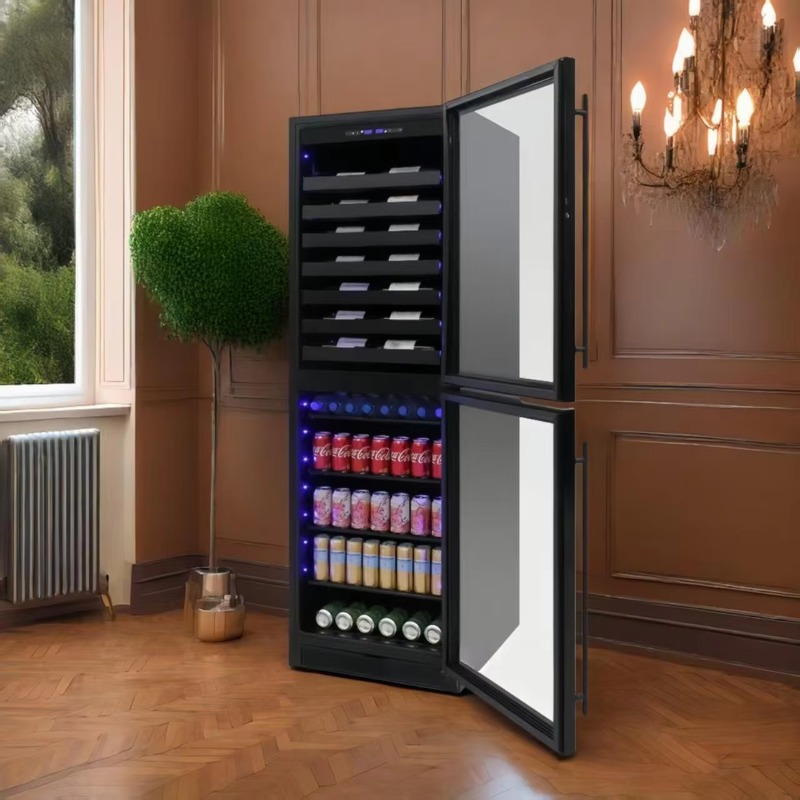 Beer Wine Zone - 24-Zoll breiter intelligenter elektrischer Getränkekühlschrank mit