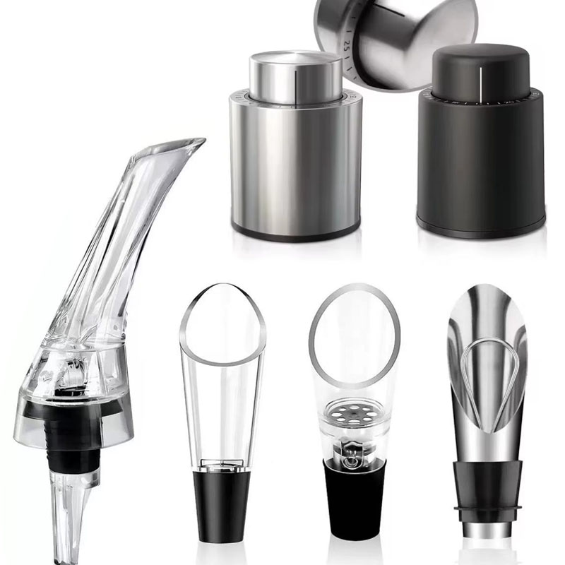Wine Aerator Pour - Weinbelüfter, 2026 Premium Weinbelüfter mit Weinvakuumverschluss