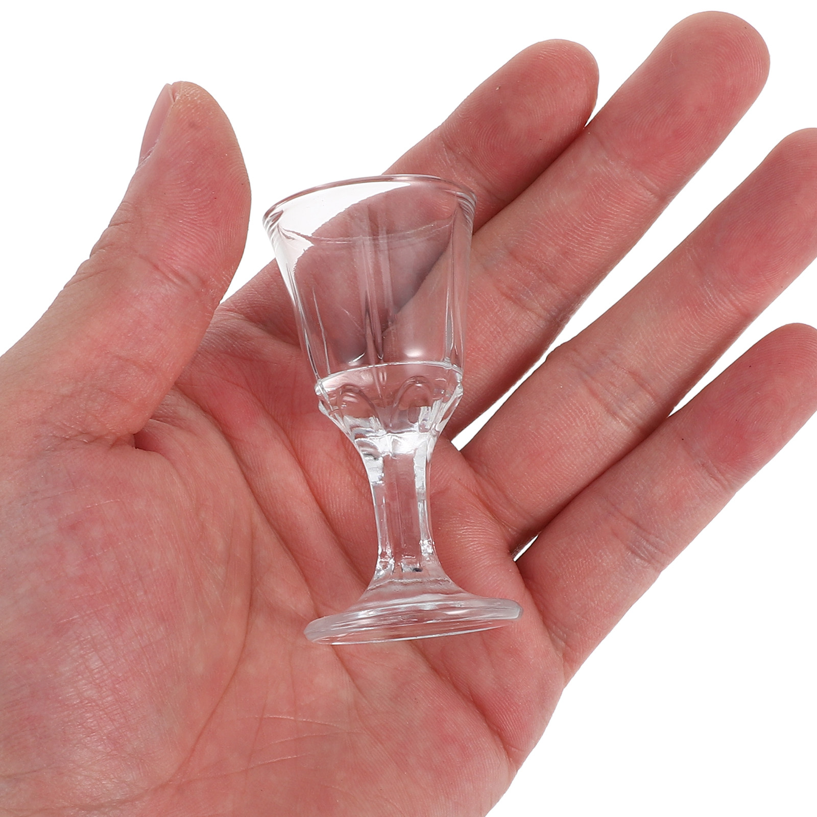 Wine Beer Tequila - 10 Stück hochwertige Glas-Weinbecher im Vintage-Stil,