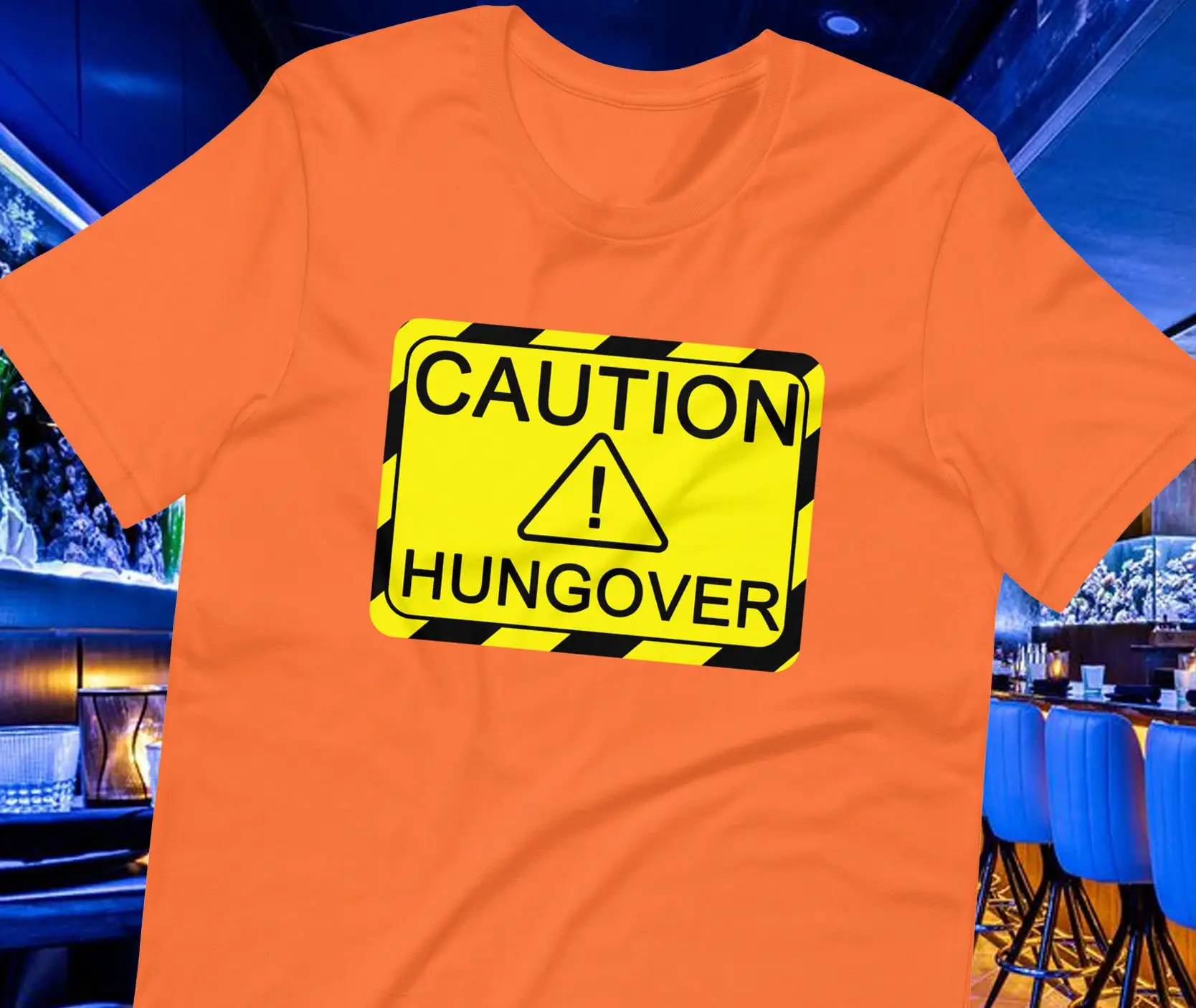 Wine Beer Tequila - Vorsichtsleitspruch „Hungover“ T-Shirt – Kater, Getränk,