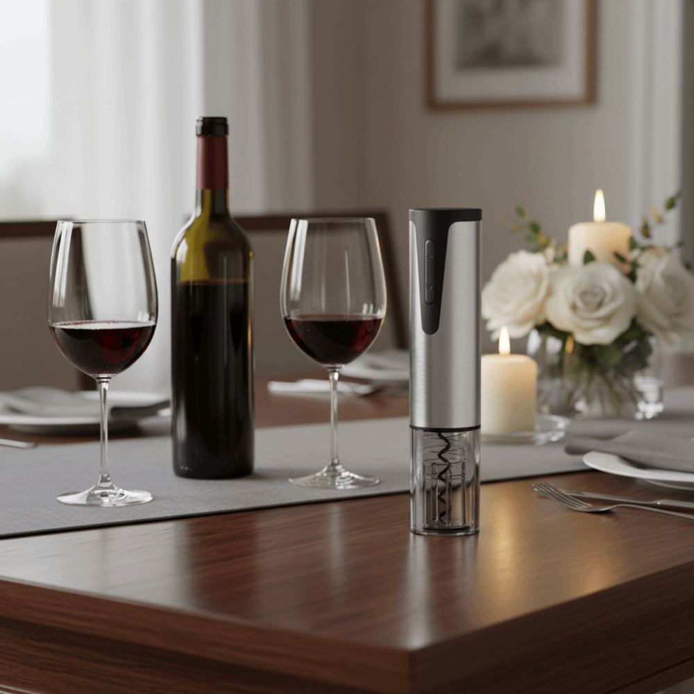 Wine Opener Electric - Wiederaufladbarer elektrischer Weinflaschenöffner, kraftsparend, effizient, automatischer