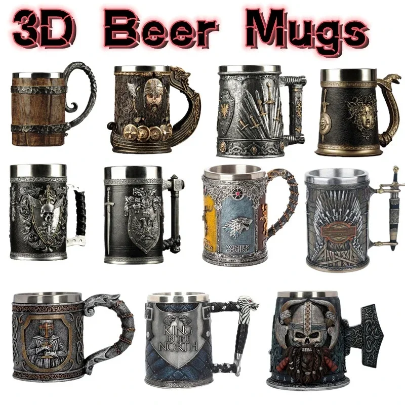 3D Bierkrüge Kaffeetassen Goti – Wine Beer Coffee Bewertung und Preis
