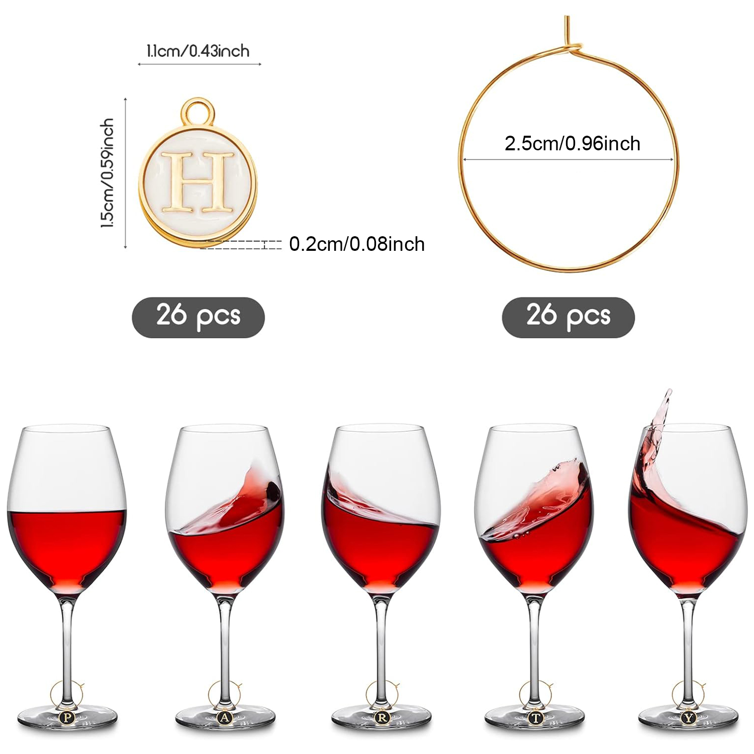 26 Stück Weinanhänger für Stie – Wine Or Beer Bewertung und Preis