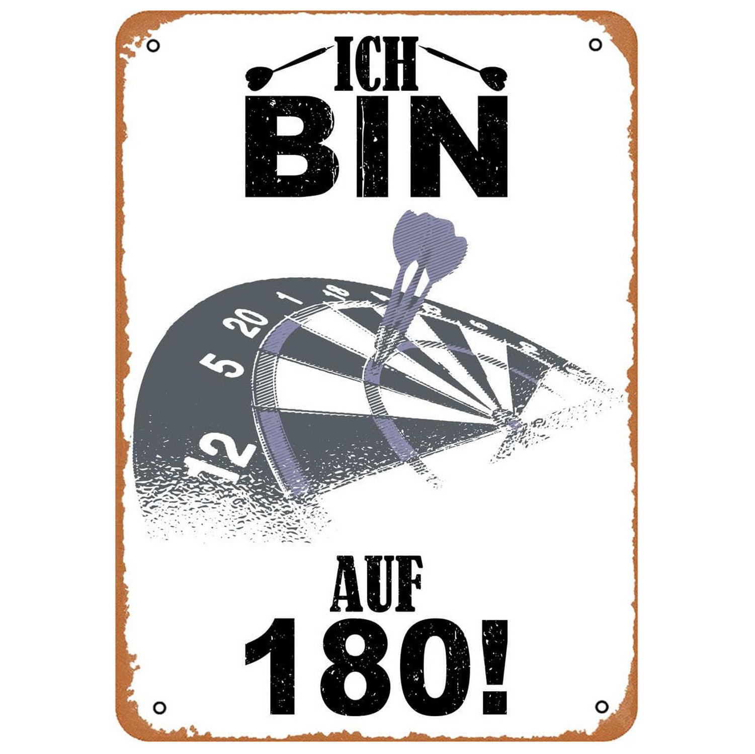 Vintage Darts & Bier Blechschi – Wine Tag Label Bewertung und Preis