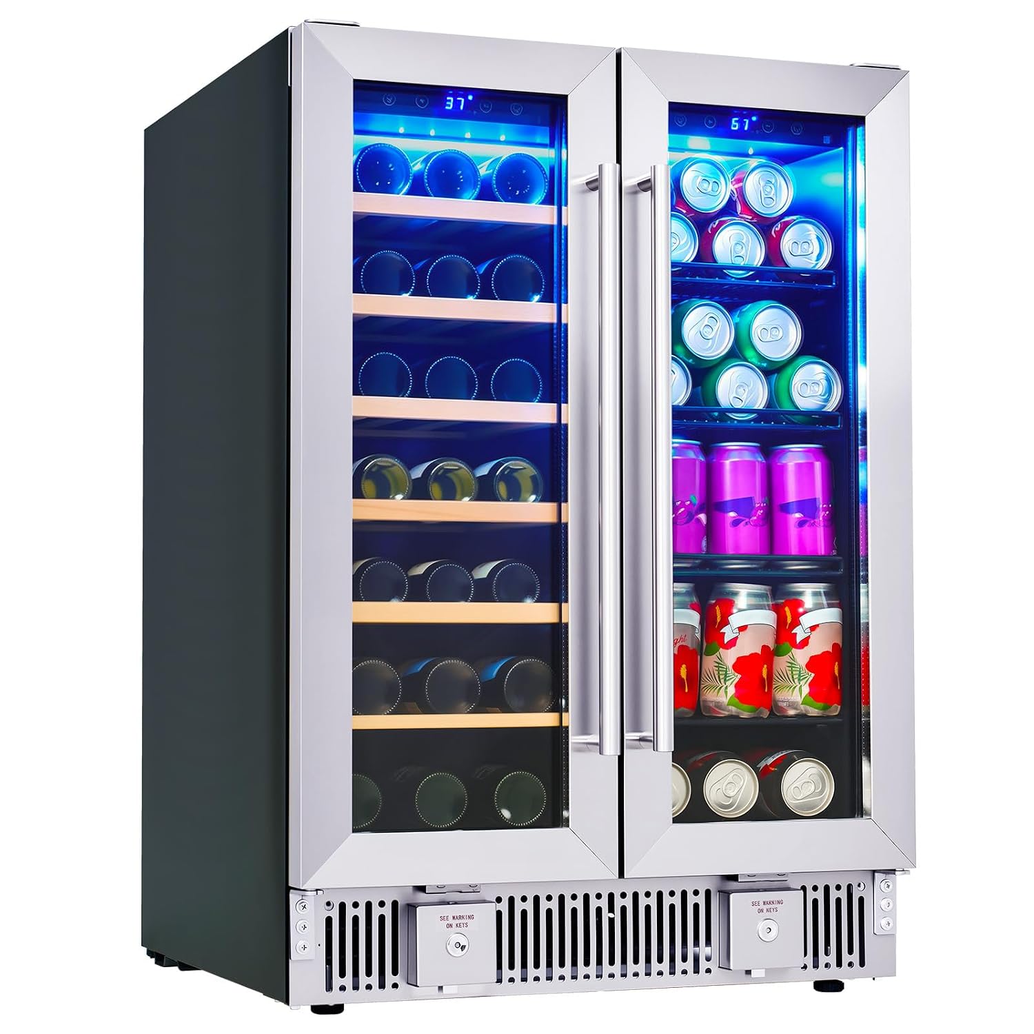 Getränkekühlschrank, 24-Zoll-D – Beer Wine Zone Bewertung und Preis