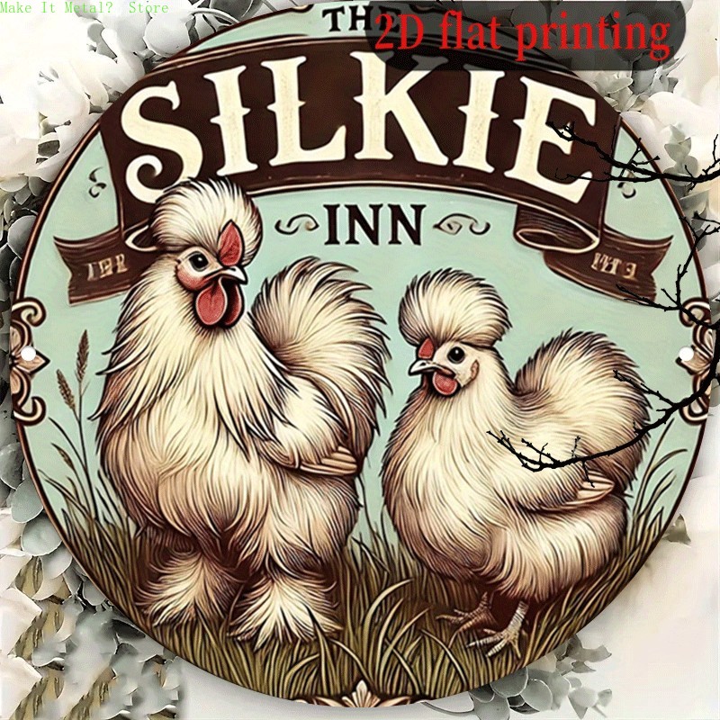 Vintage The Silkie Inn rundes  – Wine Tag Label Bewertung und Preis