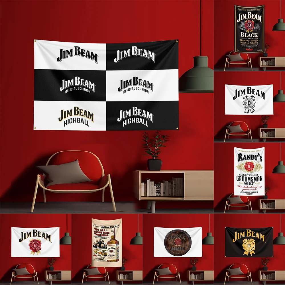 90x150cm Whisky-J-Jim-Beams-Fl – Wine Beer Garden Bewertung und Preis