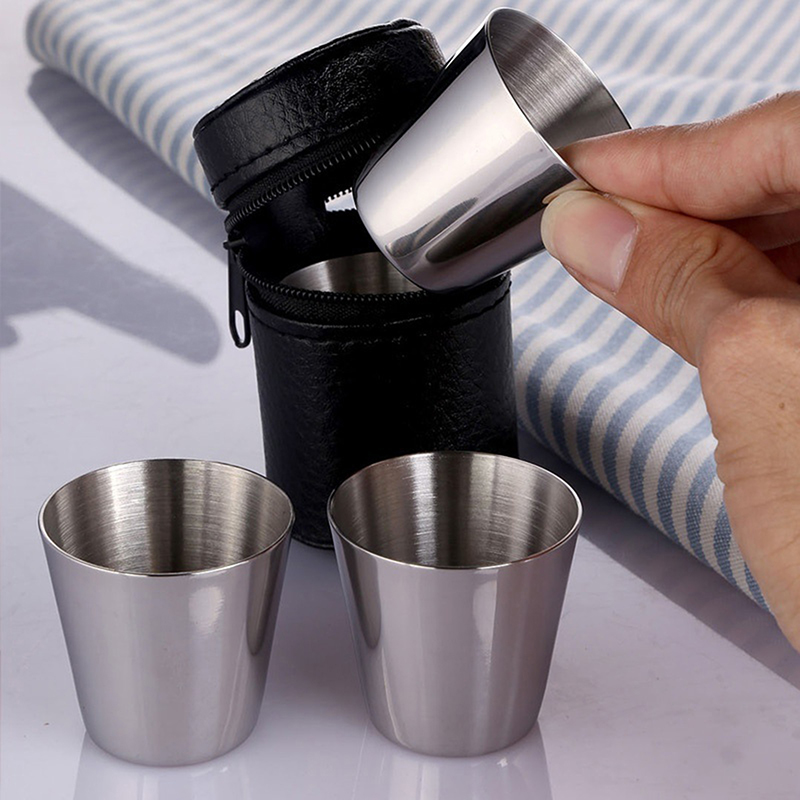 4/6Pcs Edelstahl Tassen Mini S – Wine Beer Glass Set Bewertung und Preis