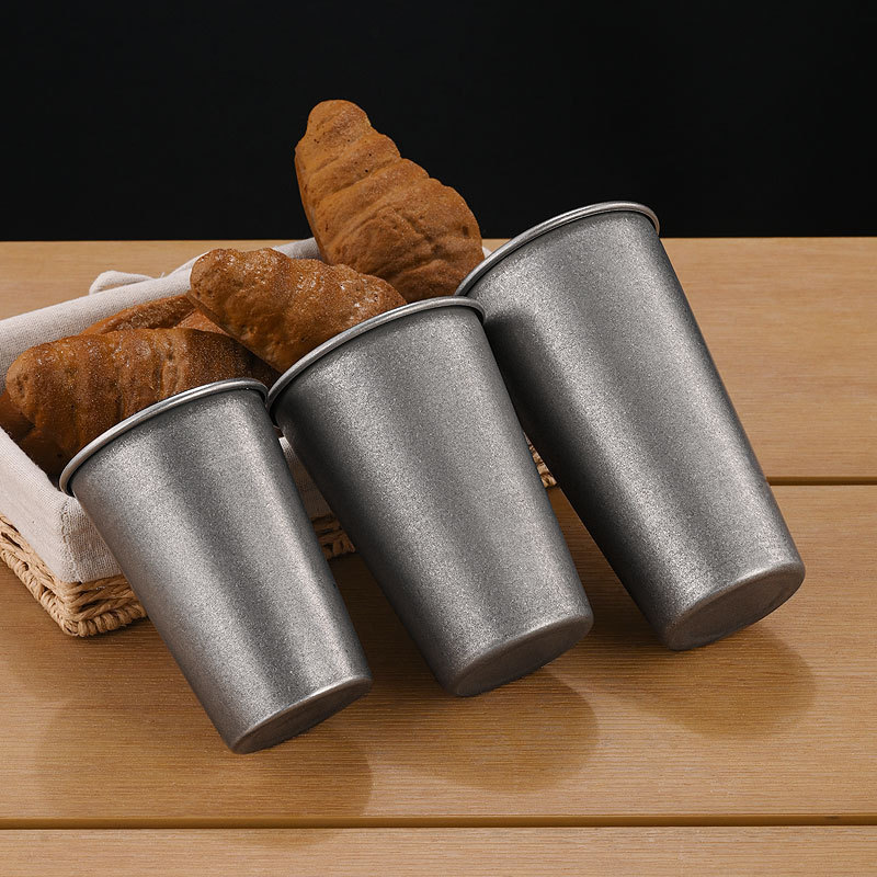 Retro Silberne Edelstahl-Trink – Wine Beer Coffee Bewertung und Preis