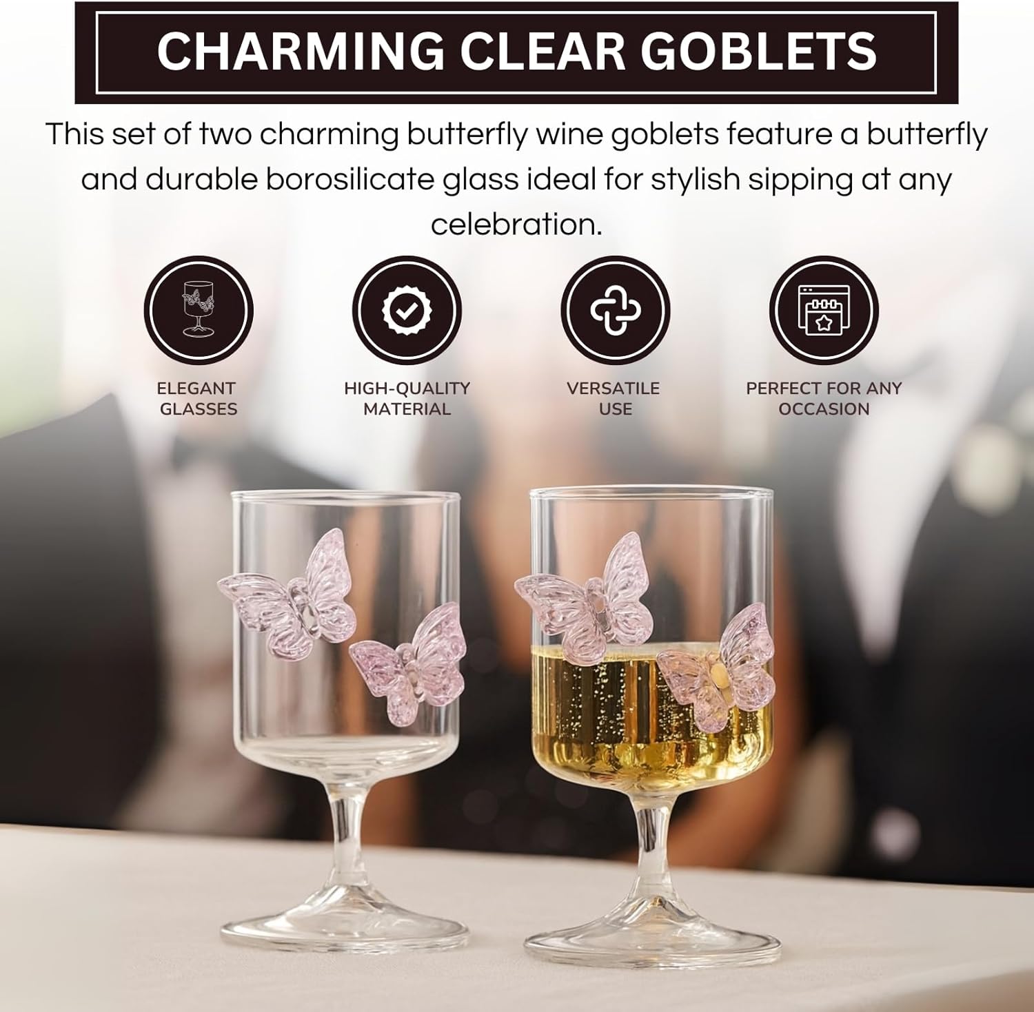 Schmetterlings-Wein- und Wasse – Wine Or Beer Bewertung und Preis