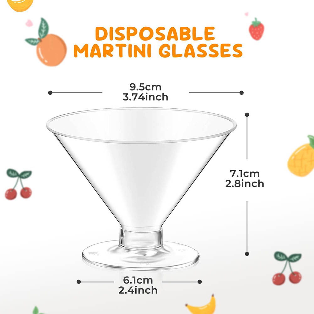 Einweg-Martini-Gläser für Part – Wine Or Beer Bewertung und Preis
