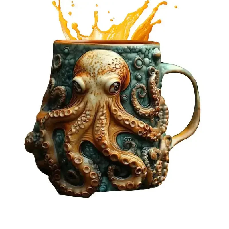 Oktopus Bier Kaffeetassen Mode – Wine Beer Coffee Bewertung und Preis
